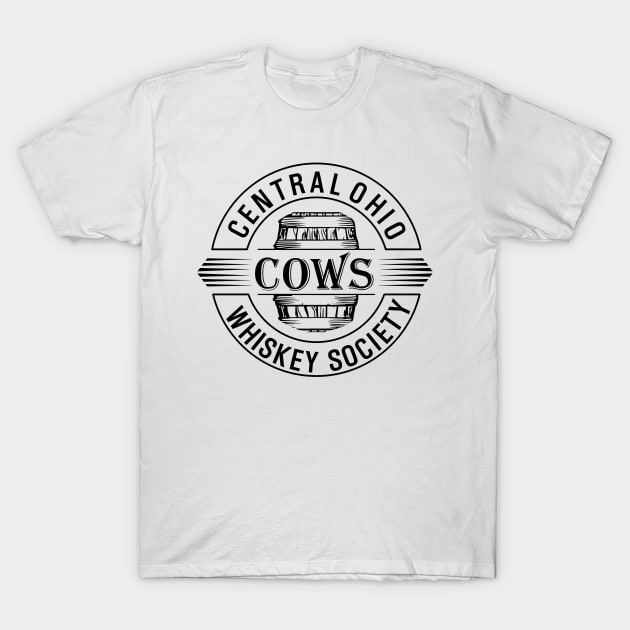 COWS Barrel logo black T-Shirt by COWS